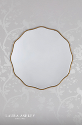Laura Ashley Medora Mirror Matt Gold 60cm